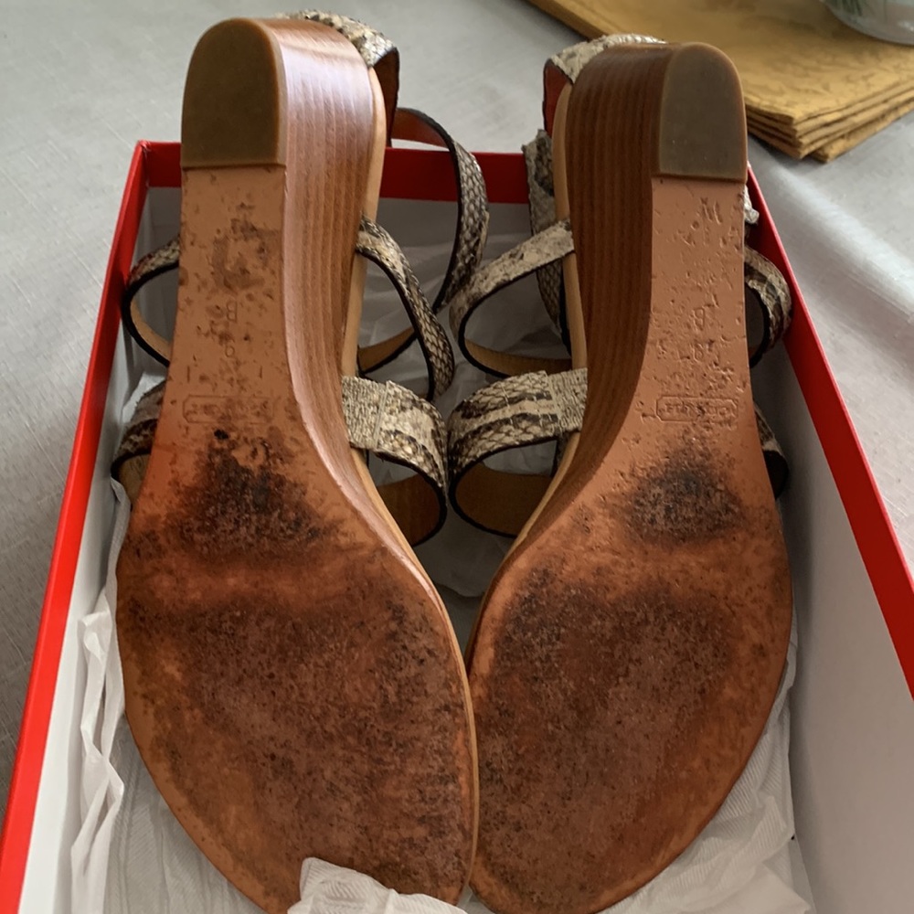 Coach Shoe Vicky Printed Python Natural. - image 6